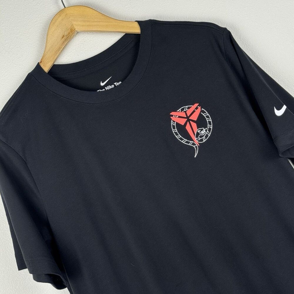 The Nike Tee Mens Dri-FIT Kobe Bryant Black Mamba T Shirt MEDIUM M Black NEW